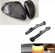 SPECCHIETTI CALOTTE CARBONIO Frecce Dinamiche Golf 7 Coppia Tappi