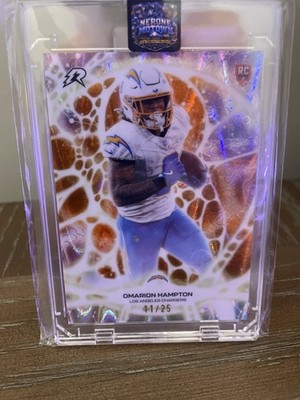 2025 Topps Resurgence - Protonyx Omarion Hampton #PT-5 /25 Refractor (RC)