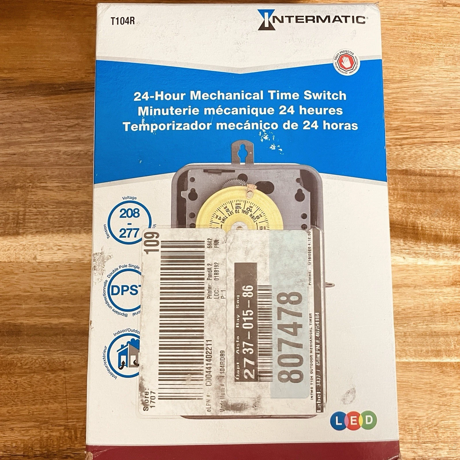 Intermatic T104R 208-277V 24 Hour Mechanical Time Switch BRAND NEW Sealed
Opens in a new window or t