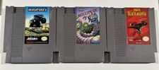 Nintendo NES Bigfoot, Millipede, Wrath Of The Black Manta 3 Game Lot