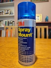 3M Spray Mount Repositionable Adhesive Spray Can CFC Free Non Staining - 400ml