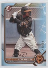 2022 Bowman Draft Sky Blue 143/499 Ryan Reckley #BD-108 0fz3
