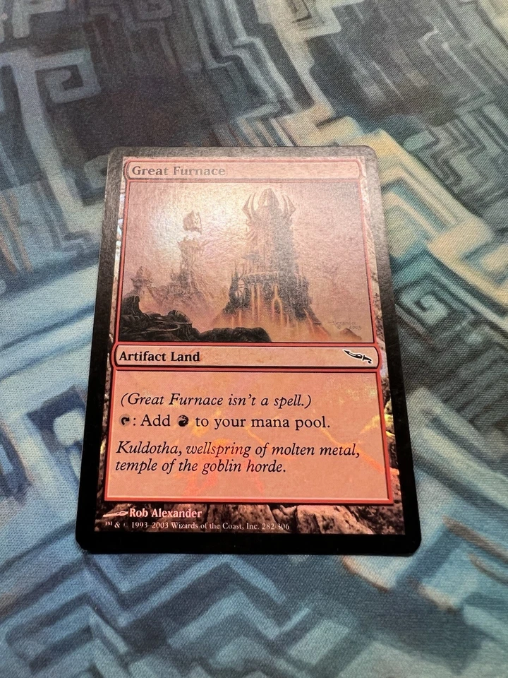 MTG Foil Great Furnace EX/LP- Mirrodin - Image 2 of 4