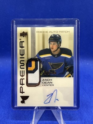 Zach Dean 2024-25 Premier Auto Patch Bronze Auto Patch /249 #AR-ZD