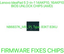 Lenovo IdeaPad 5 2-in-1 14AKP10 16AKP10, NO PASSWORD BIOS CHIP Type: 83KT 83KU