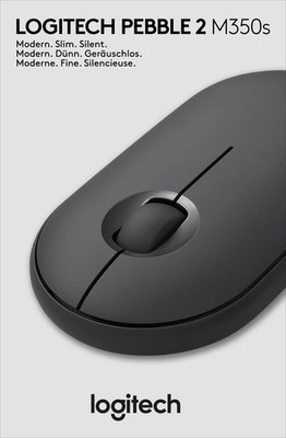 Logitech Maus M350s optisch Bluetooth 3 Tasten 1000 dpi grafit 910-007013