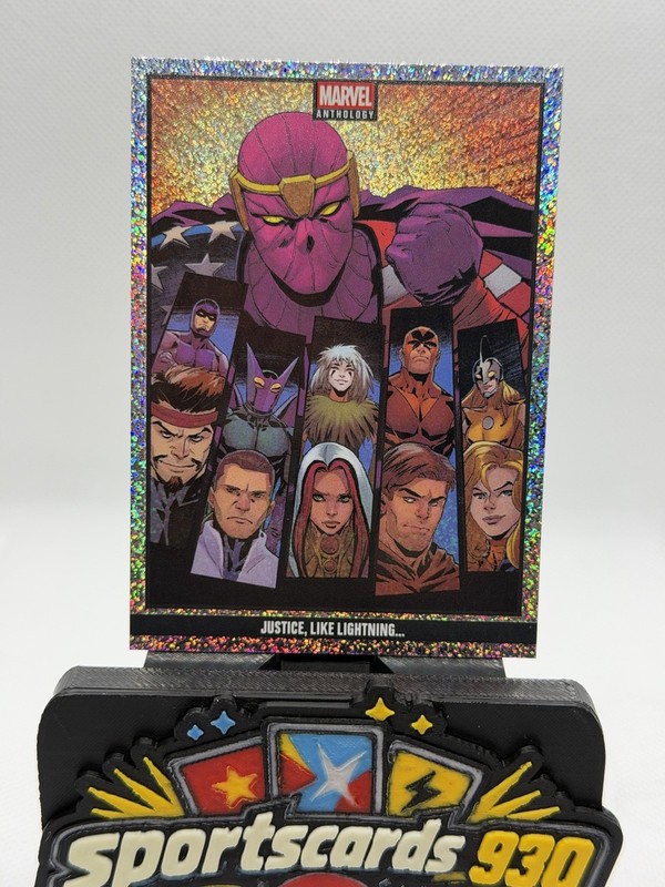 🔥2025 Panini Marvel Anthology  Stardust Holofoil - Justice Like Lightning -47🔥