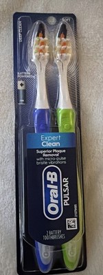 Pro-Health Pulsar Battery Toothbrush, Soft, assor colo  2 Count (Pack of 1)