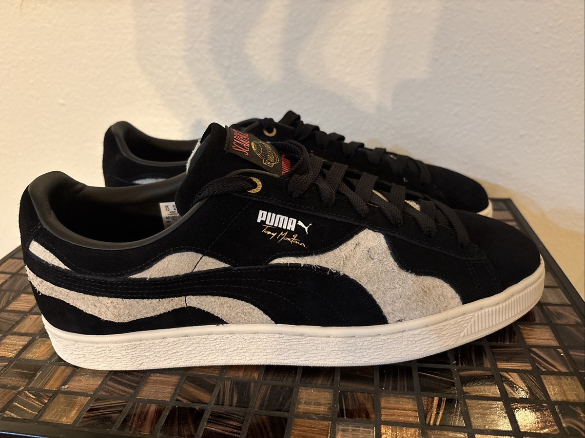 PUMA✨スニーカー✨レア SOLD OUT Women's Puma Arizona Retro Casual Shoes - Black White Gum 40425701