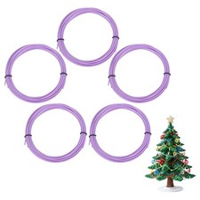 3D Pen Filament 5 Pcs 1.75mm Total Length 82 Feet Light Purple PLA Low Warping