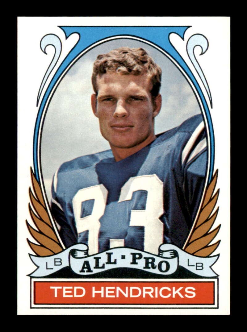 1972 Topps #281 Ted Hendricks AP NM X3678249