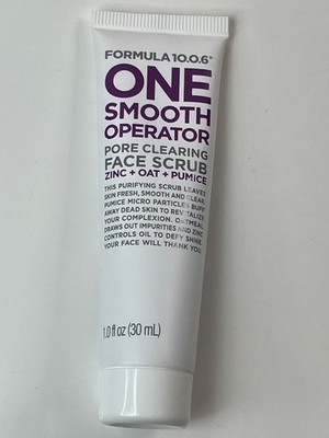 Formula 10.0.6 One Smooth Operator Pore Clearing Face Scrub Zinc Oat 1 floz 30mL