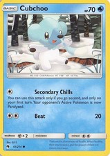 ✨Cubchoo 61/214 - Normal - SM - Lost Thunder - NM
