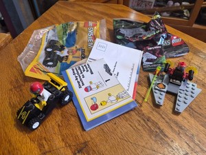 2x 90s Lego Systems Kellogg's premium mini rigs w/ paperwork & baggies complete