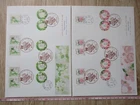 Japan Stamp First Day Cover Happy Greetings 2 Covers Large format 2020.