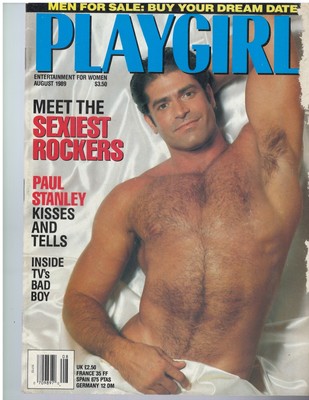 PLAYGIRL CLASSIC     AUGUST  1989  HAIRY STUD