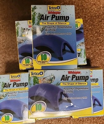 Tetra Air Pump Whisper 10 Gallon  Lot Of 10 ( Ee)