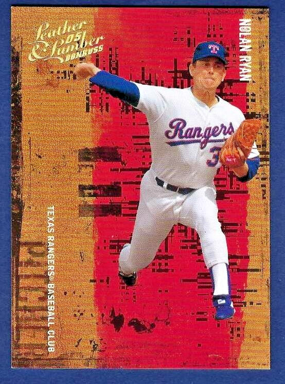 2005 Leather and Lumber Nolan Ryan #147 Gold Parallel 20/50