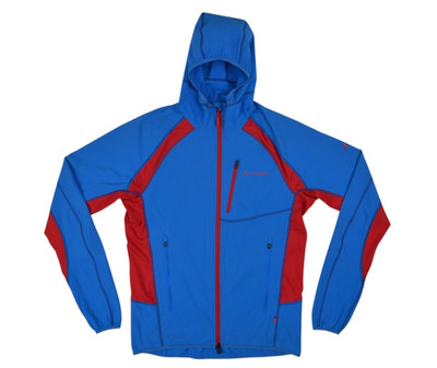 Vaude Scopi Windproof 80 Hybrid Hooded Lightweight Jacket Mens Size 52 Large