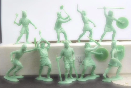 Marx 54mm Vikings Nine Different