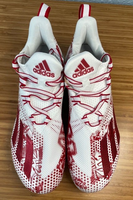 Adidas Adizero 11.0 Comics Men's Size 8 Football Cleats White Red FZ1162 Rare for sale online | eBay
