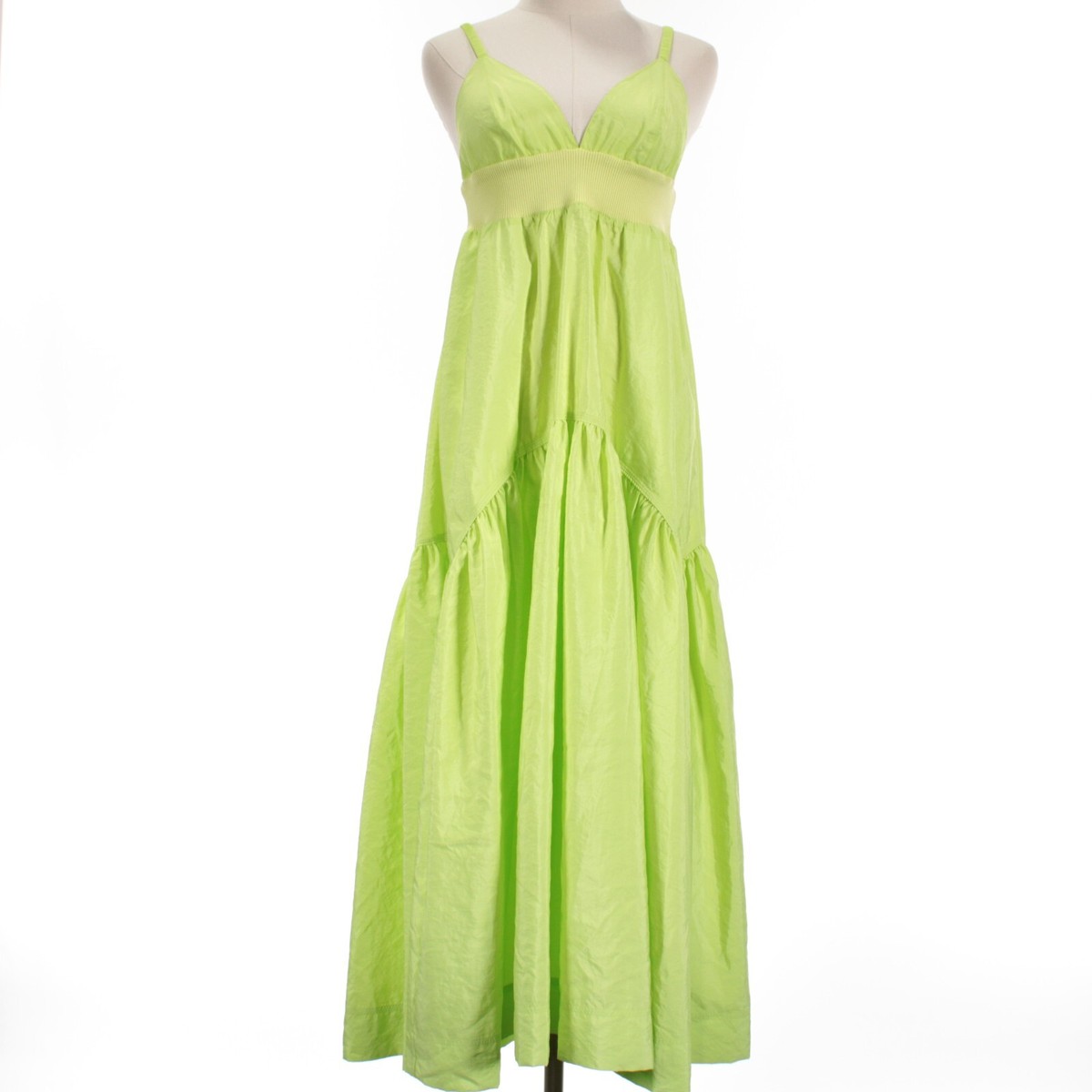 alc lime green dress A.L.C. Aries Dress in Green Kick