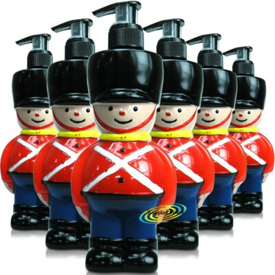 6x Kinder Schaumbad 300ml London Queens Guard Englischer Soldat Strumpf Füller