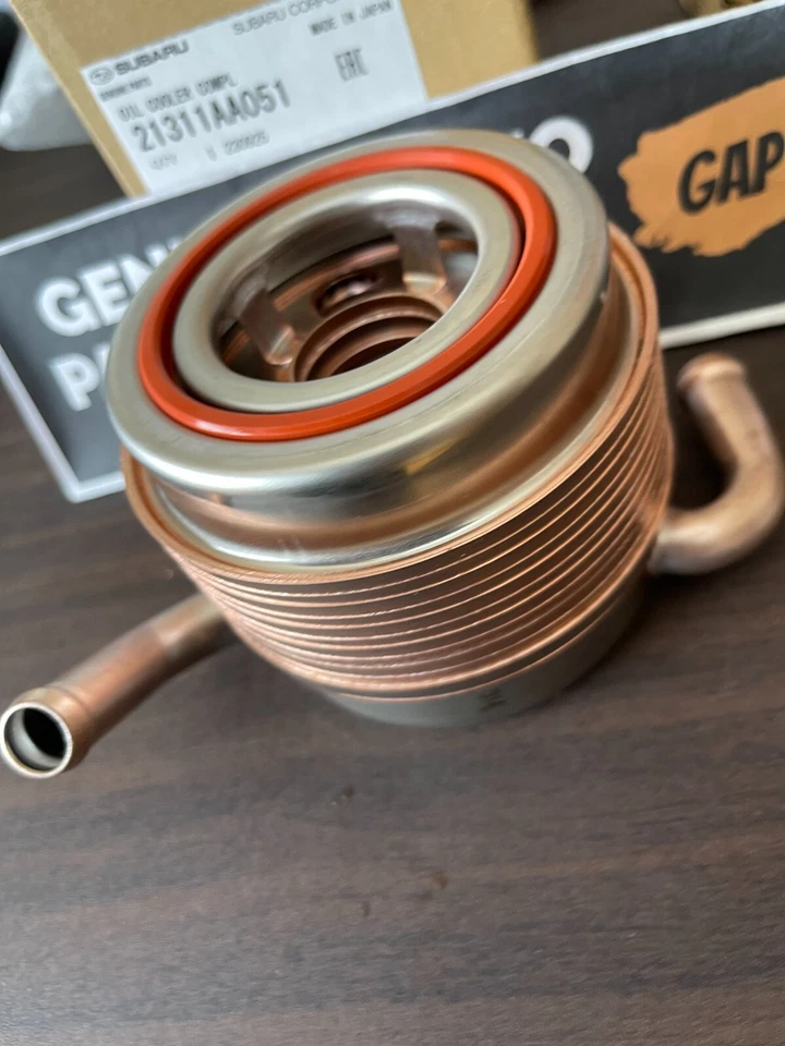 Genuine Subaru OEM Impreza WRX STI Legacy Outback EJ205 EJ255 Oil Cooler Turbo - Image 3 of 4