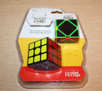 Professor Puzzle Twisted Cubes - Carbon And Classic Cubes Rubiks