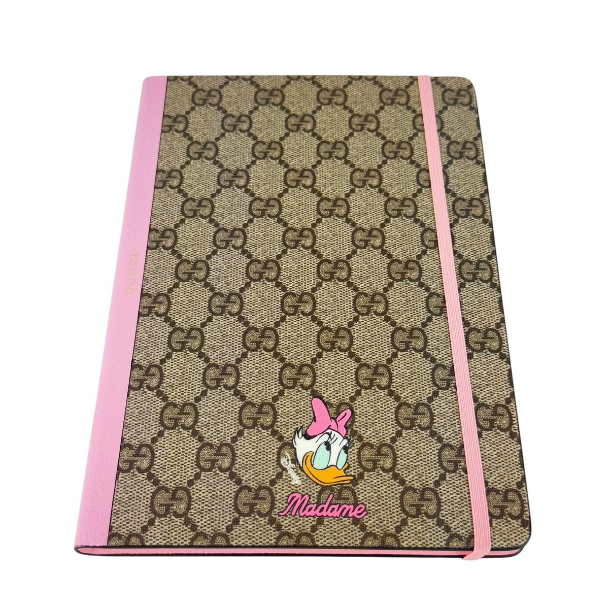 GUCCI デイジー ノート GUCCI X Disney Daisy Duck Note Memo Pad Notebook Beige/Pink