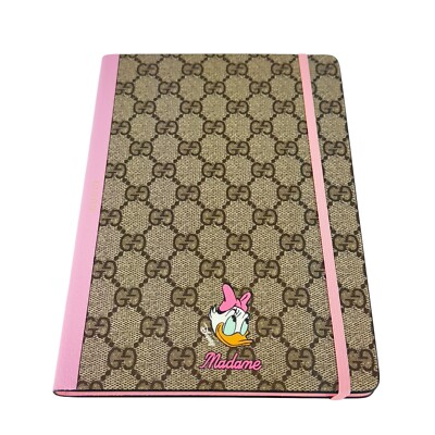 GUCCI デイジー ノート GUCCI X Disney Daisy Duck Note Memo Pad Notebook Beige/Pink