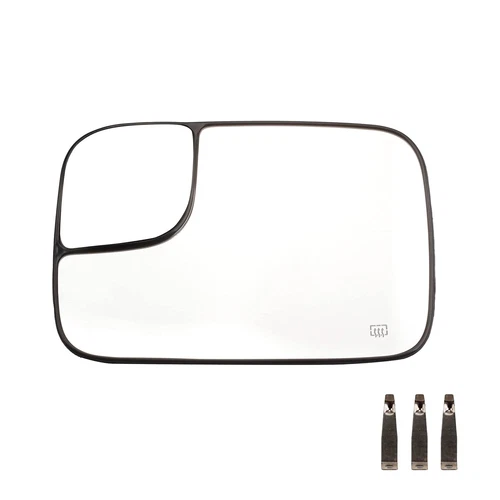 Power Heated Towing Mirror Glass For 05-09 Dodge Ram 1500 2500 3500 Driver Side
