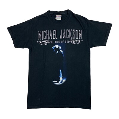 Vintage Michael Jackson Shirt Adult Small Black The King Of Pop