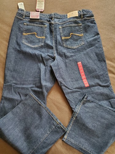 US Polo Association Signature Denim Blue Jeans Mid Rise Boot Cut Women 24 -48x32 - Picture 2 of 9