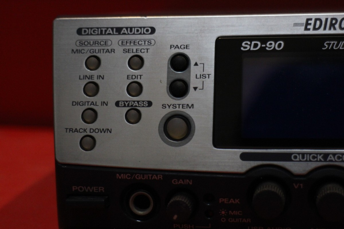 USED Roland Edirol SD-90 Studio Canvas MIDI Sound Module Interface