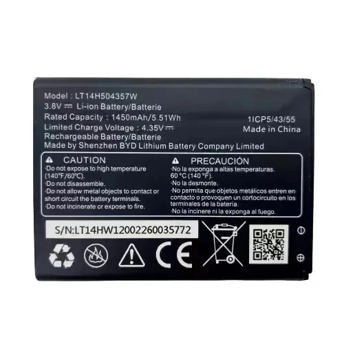 New Original Battery for AT&T Cingular Flip IV U102AA Model: LT14H504357W