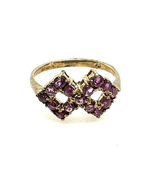9ct Gold Ruby Ring Yellow Gold Ruby Ring Stylish … - image 5