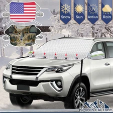 Car Magnetic Windshield Cover Snow Ice Frost Protector Winter Guard Windproof