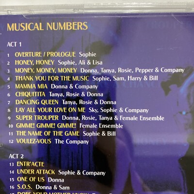 Mamma Mia! by Mamma Mia Soundtrack CD 731454311526| eBay