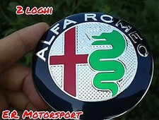 2 Stemmi Logo NEW Alfa Romeo 74 MM Mito 147 156 159 166 Giulietta Spider