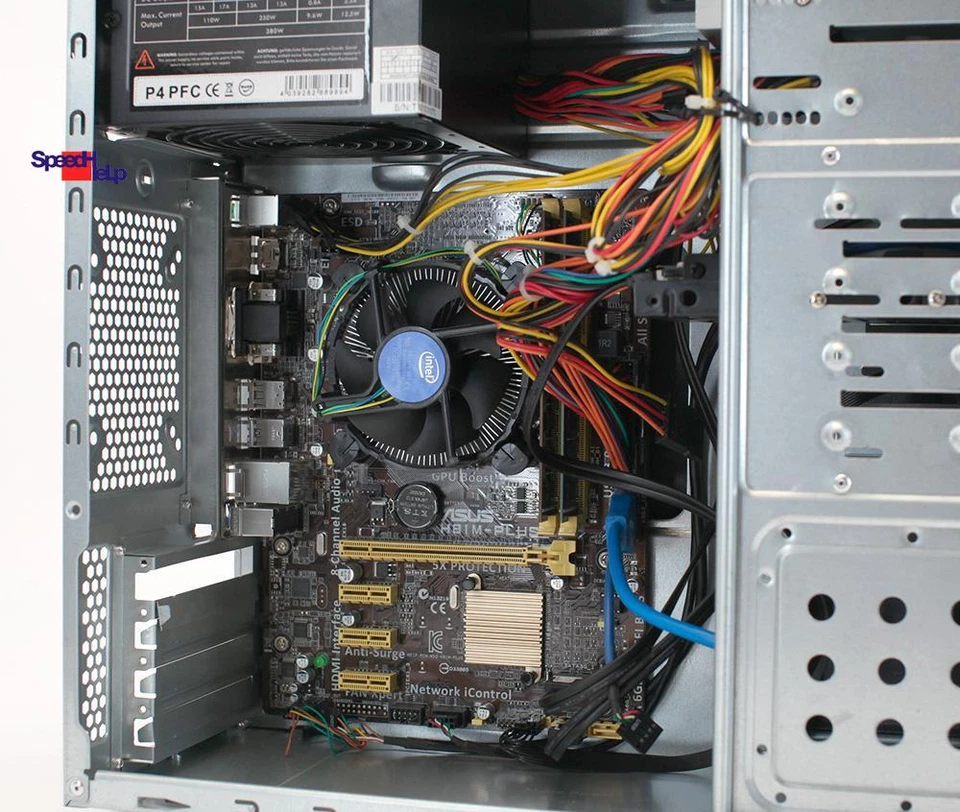 ASUS H81M-PLUS Intel Core i3 4330 3500MHZ Computadora PC Windows 7 10 500GB 8GB - Imagen 4 de 4