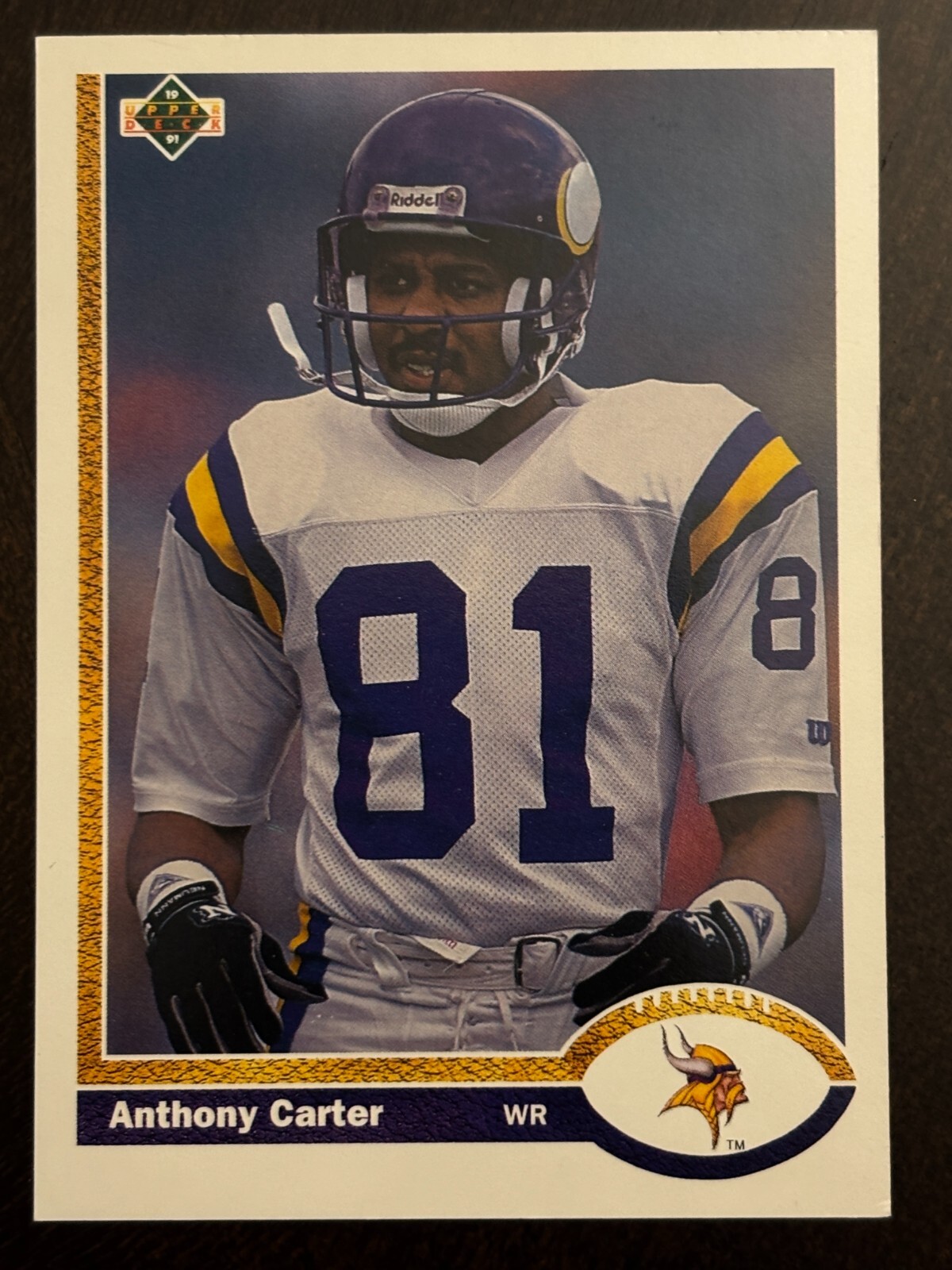 1991 Upper Deck #236 Anthony Carter Minnesota Vikings