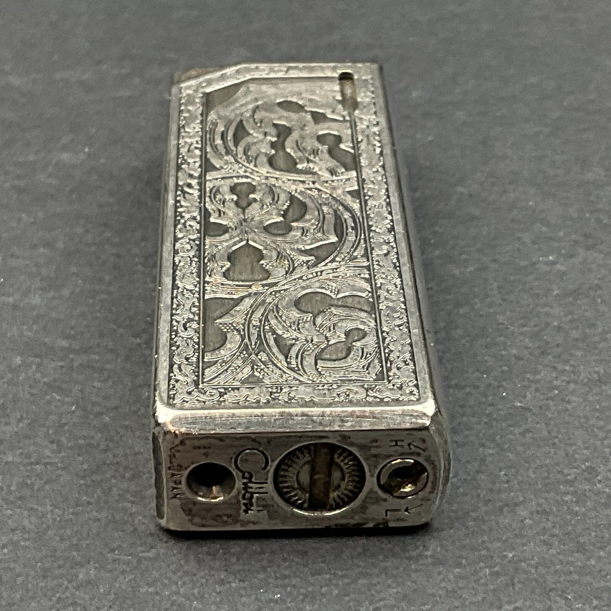 Colibri イタリア製 陶器ライター アンティーク Colibri Vintage Decorative Ornate Scrollwork Floral Cigarette