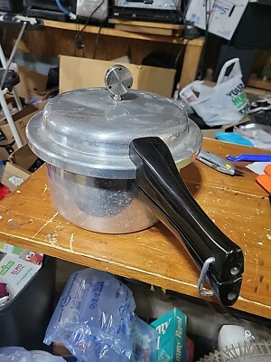 #ad Vintage Mirromatic 4 Quart Pressure Cooker. Mid Century Modern Pressure Cooker $29.99