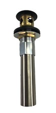 Delta Grid Drain Assembly with Overflow Matte Black RP6346BL