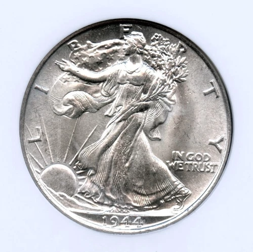 1944 Walking Liberty Half Dollar, NGC MS64