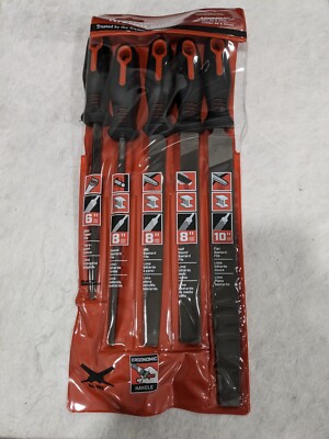 Nicholson 5Pc File Set With Ergonomic Handles 6