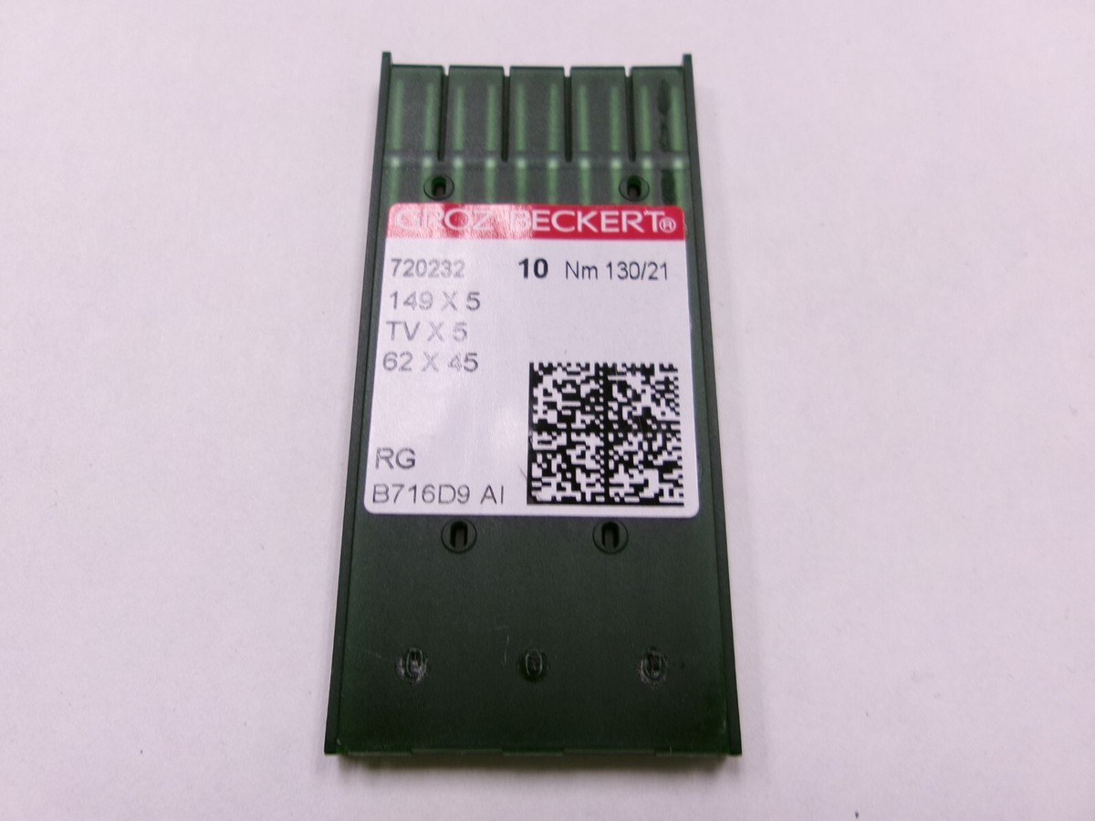 50 SIZE 130/21 GROZ-BECKERT 149X5 TVX5 62X45 62X53 SEWING MACHINE