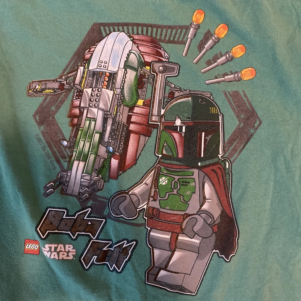 lego boba fett t shirt