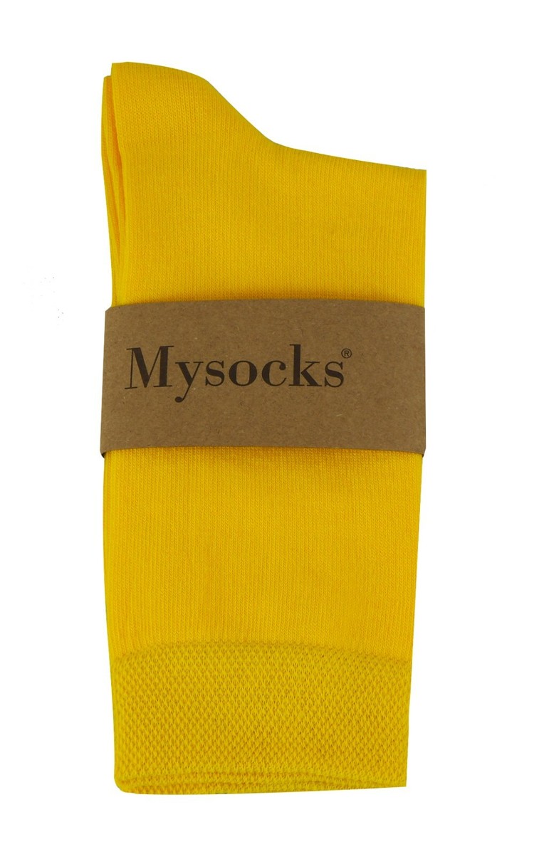 Chaussettes Montantes Jusqu'au Genou Mysocks - Coton Peigné, Sans Couture, Unisexe